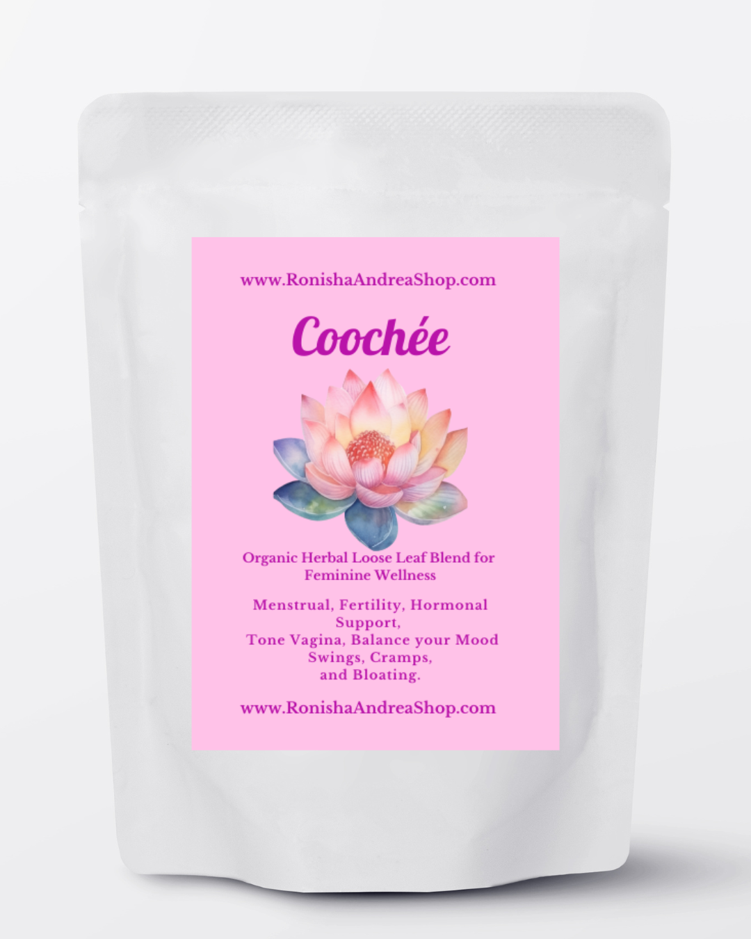 "Coochée" Tea Herbal Loose Leaf Blend for Feminine Support